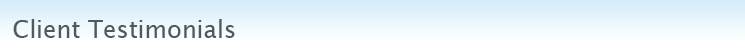 Client Testimonials